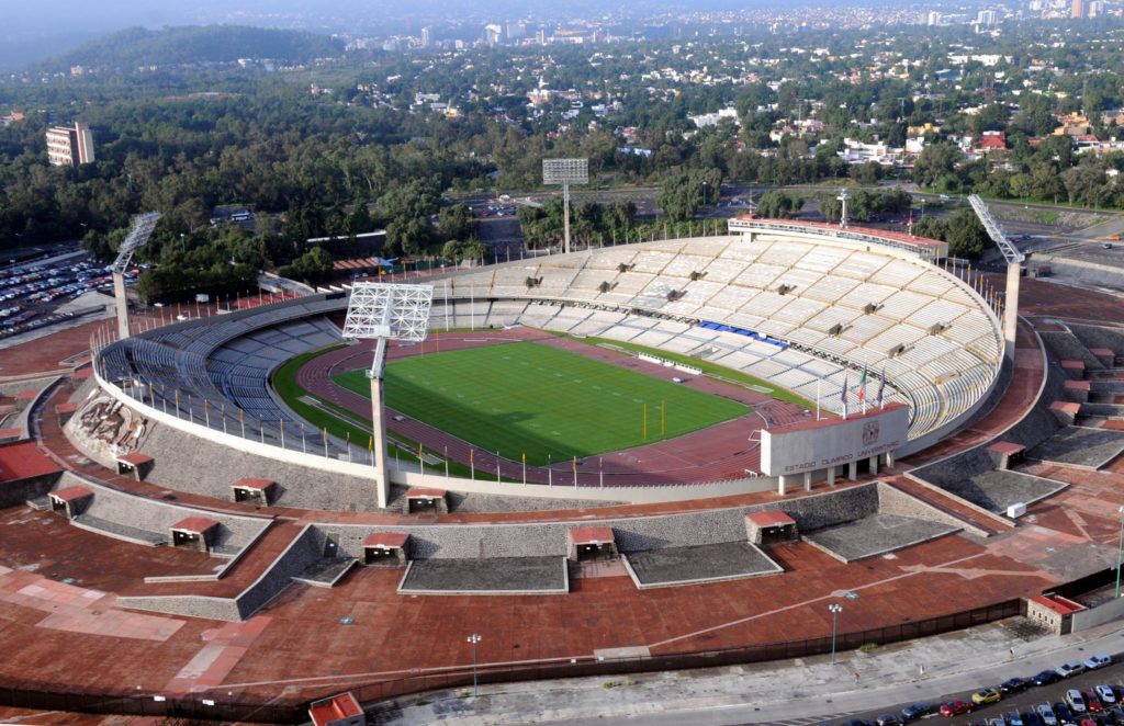 Estadios más importantes: Estadio Olímpico Universitario 
